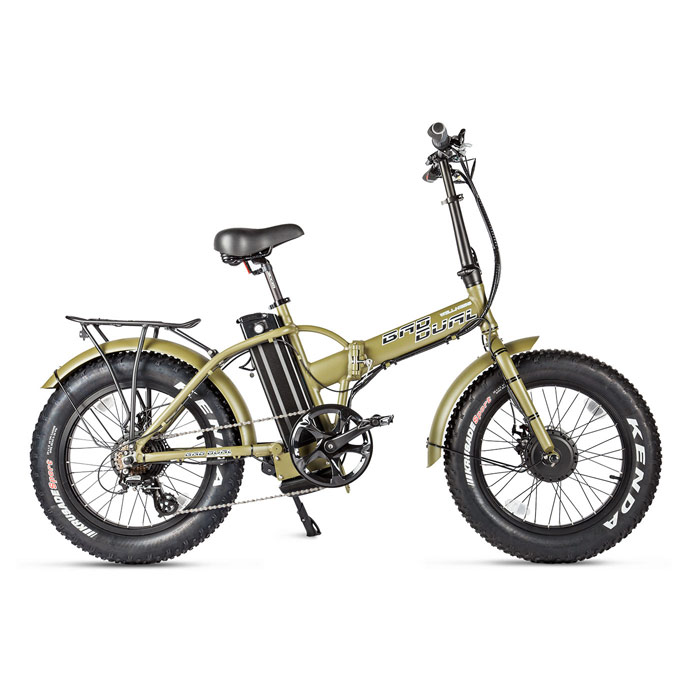 Электровелосипед WELLNESS BAD DUAL NEW 2x500 Wh (хаки) (2019)