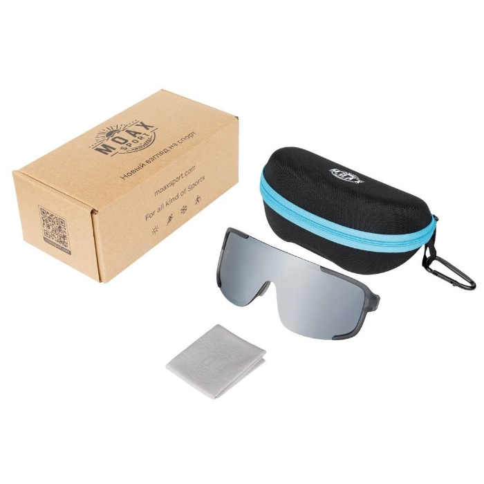 Очки спортивные MOAX Viru (темно-серый/серый)