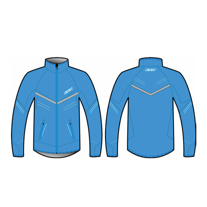 Куртка разминочная KV+ Premium Jacket Unisex (голубой/зеленый)