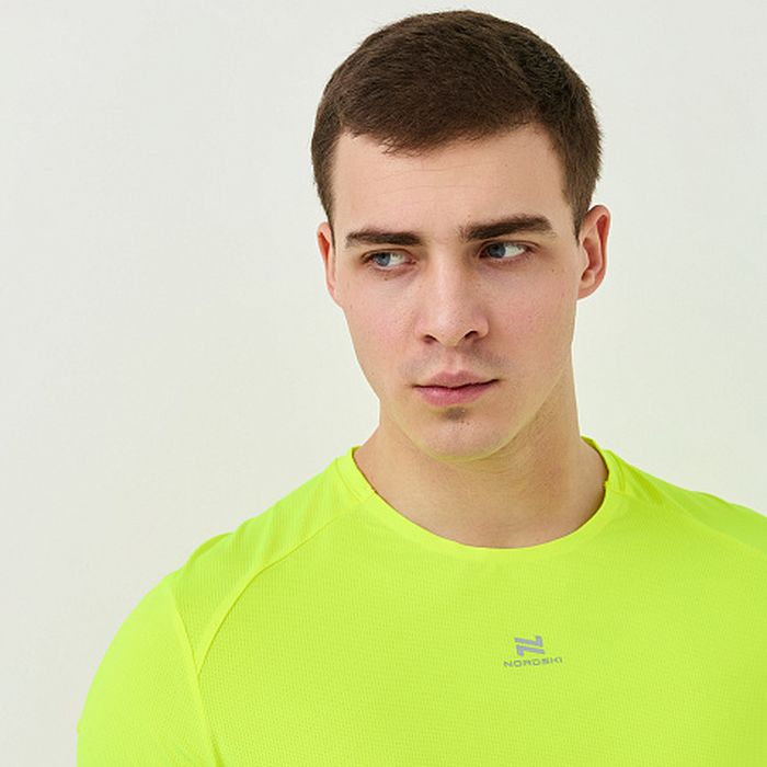 Футболка для бега NORDSKI Stayer (лимонный)