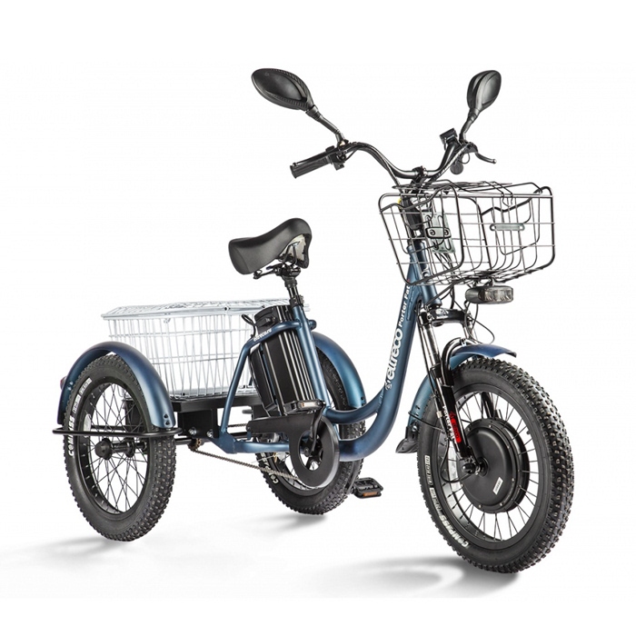 Трицикл ELTRECO Porter Fat 500 UP! (т.синий) (2021)