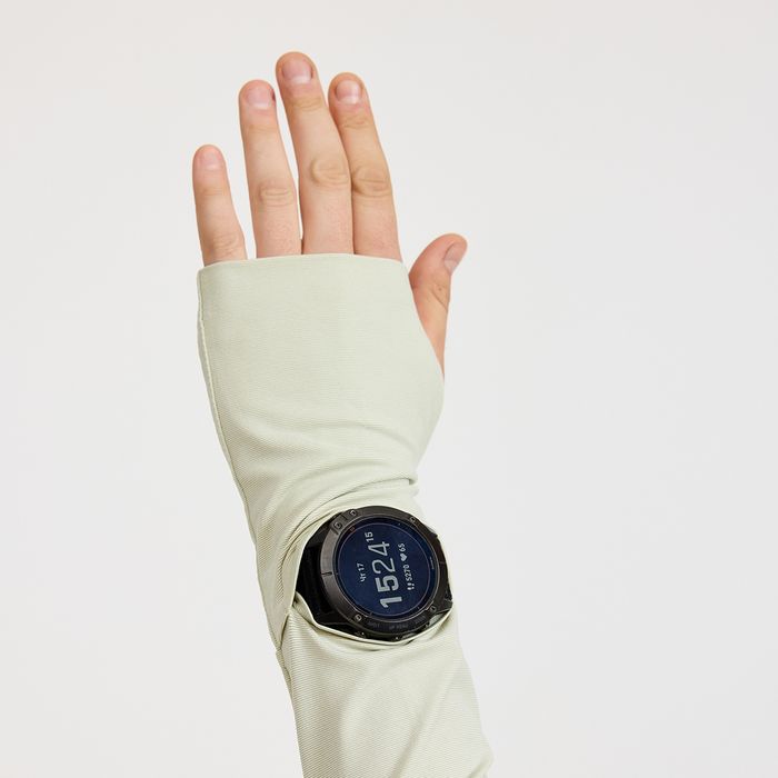 Лонгслив для бега NORDSKI RunTech (салатовый)