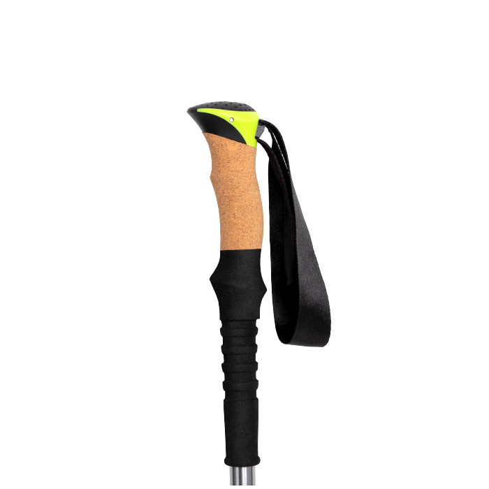 Палки для скандин. ходьбы SPINE (SL-36CORK-5-135) телескоп. 3-х секц., складные, до 1,35 м. (Алю.)