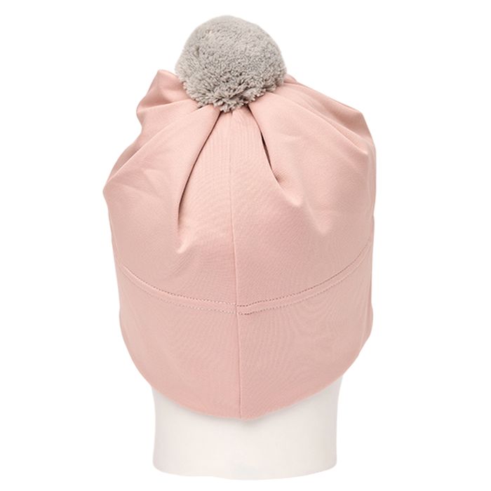 Шапка NORDSKI Train (помпон) (розовый)