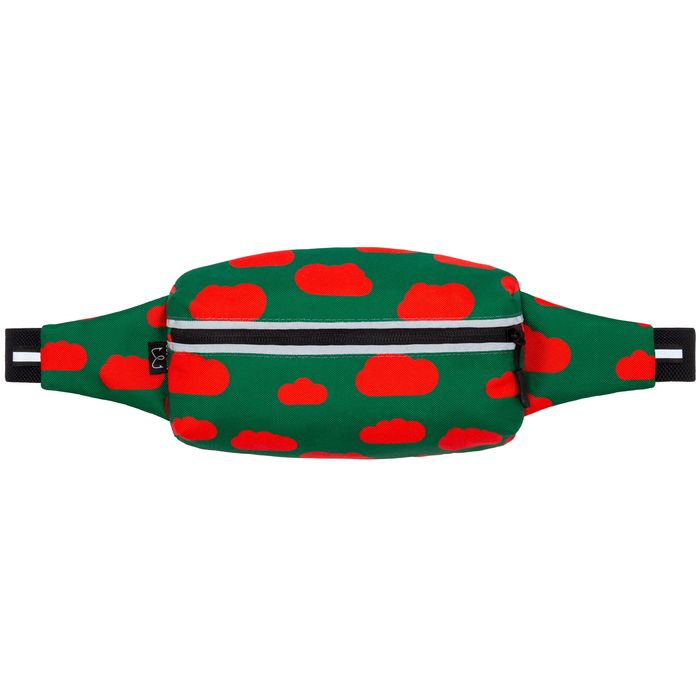 Сумка поясная ENKLEPP Marathon Waist Bag (зеленый/красный)
