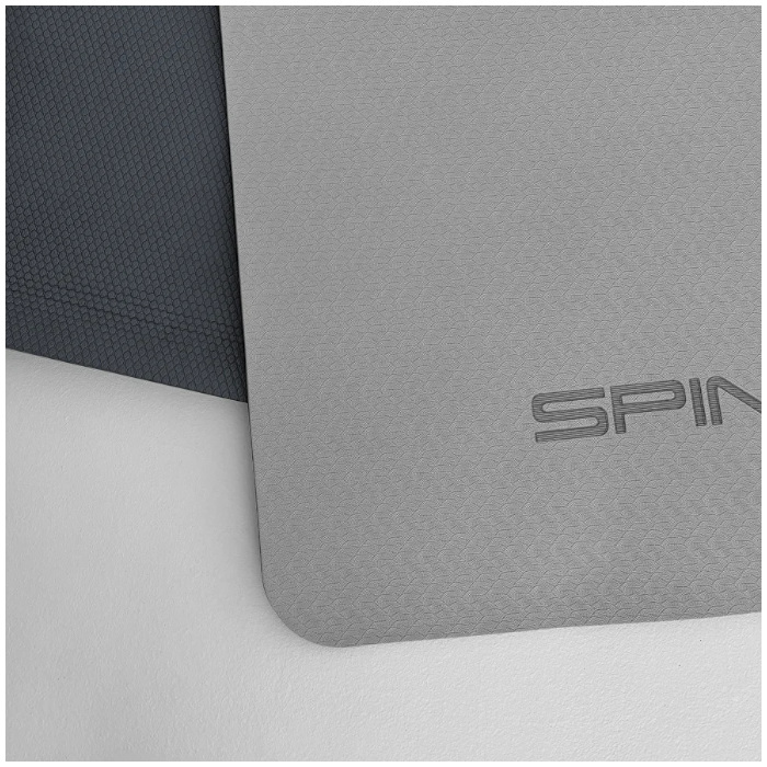Коврик для йоги SPINE Fit TPE 6 мм. (серый)