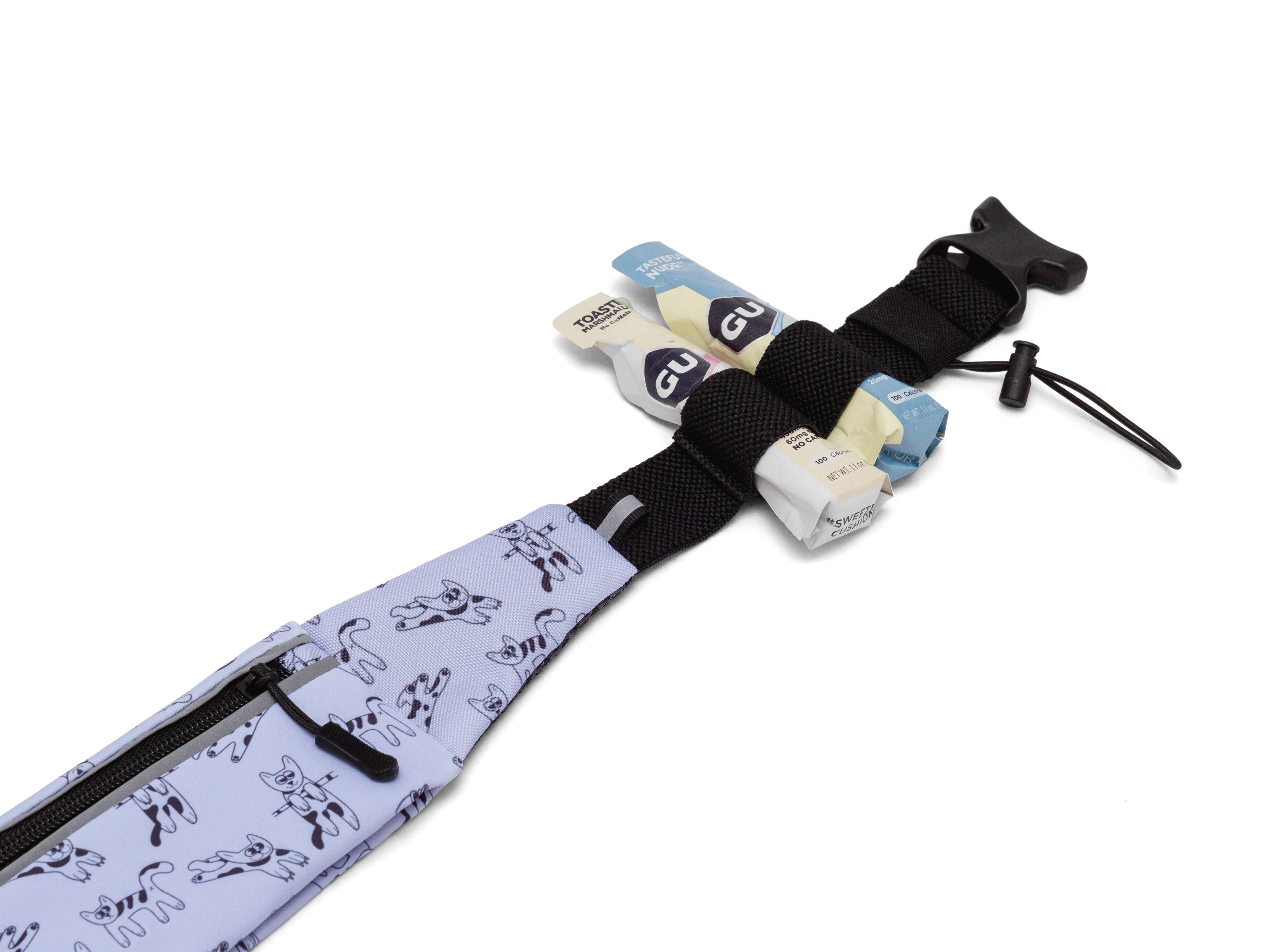 Сумка поясная ENKLEPP Run Belt 365 (серый/голубой)