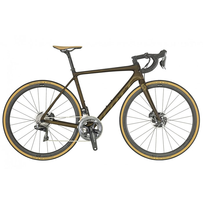 Велосипед SCOTT Addict RC Premium disc (коричневый) (2019)