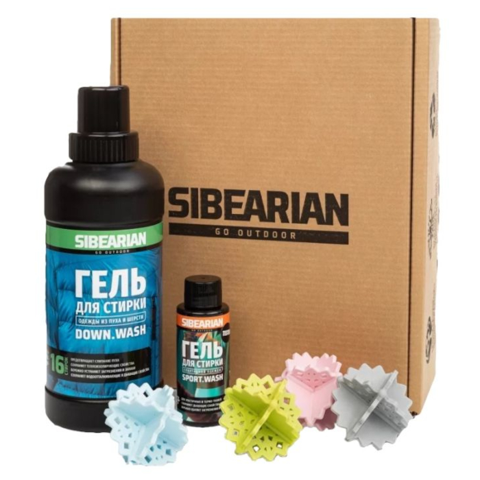 Набор для стирки одежды из пуха и шерсти SIBEARIAN Pro Down Set  