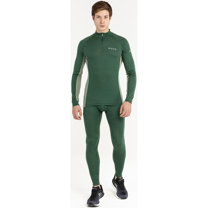 Термобелье мужское (низ) MOAX Race (зеленый)