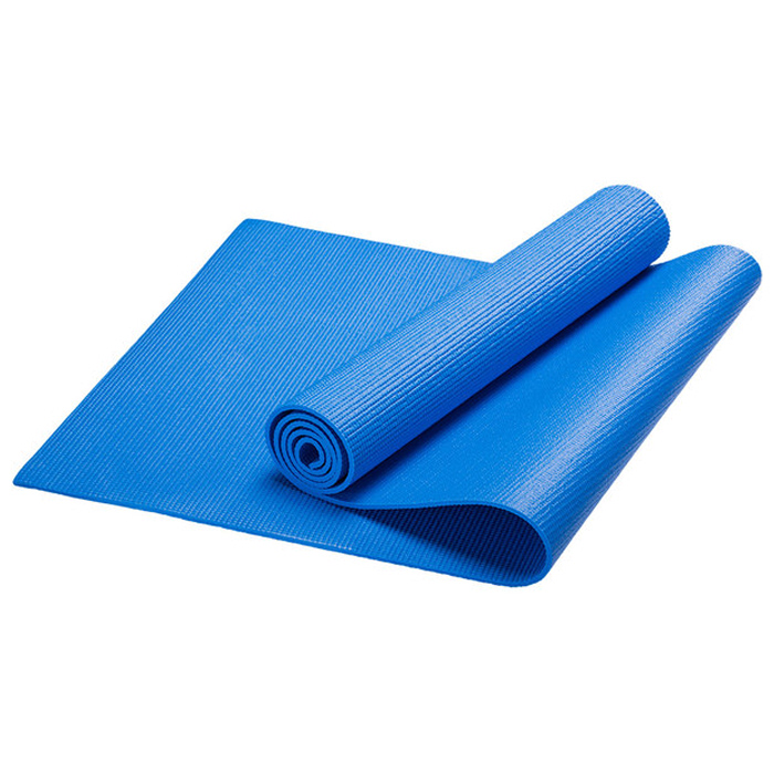 Коврик для йоги SPORTEX (PVC 173x61x0,8 см) (синий)