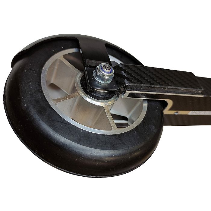 Лыжероллеры FFS Коньковые SK Medium (№ 2.25/медленные) (черный)