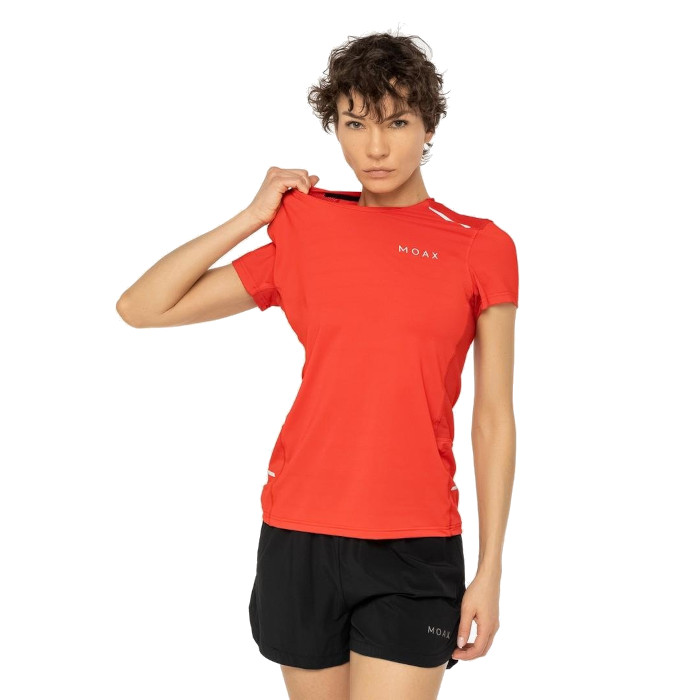 Футболка для бега женская MOAX Flame (красный)
