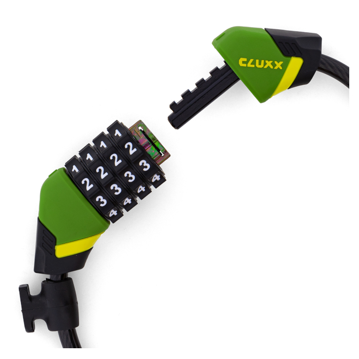 Велозамок CLUXX Gardia 850C (зеленый/черный)