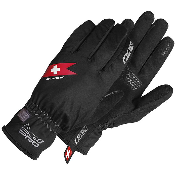 Перчатки лыжные KV+ Cold Pro (черный/серый)