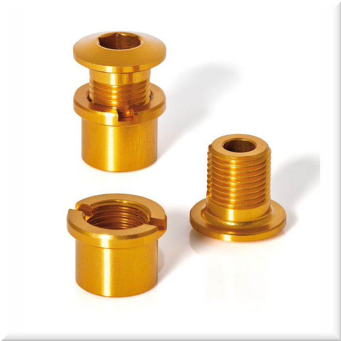 Системы XLC chain ring screw 5 piece set, gold CR-X01