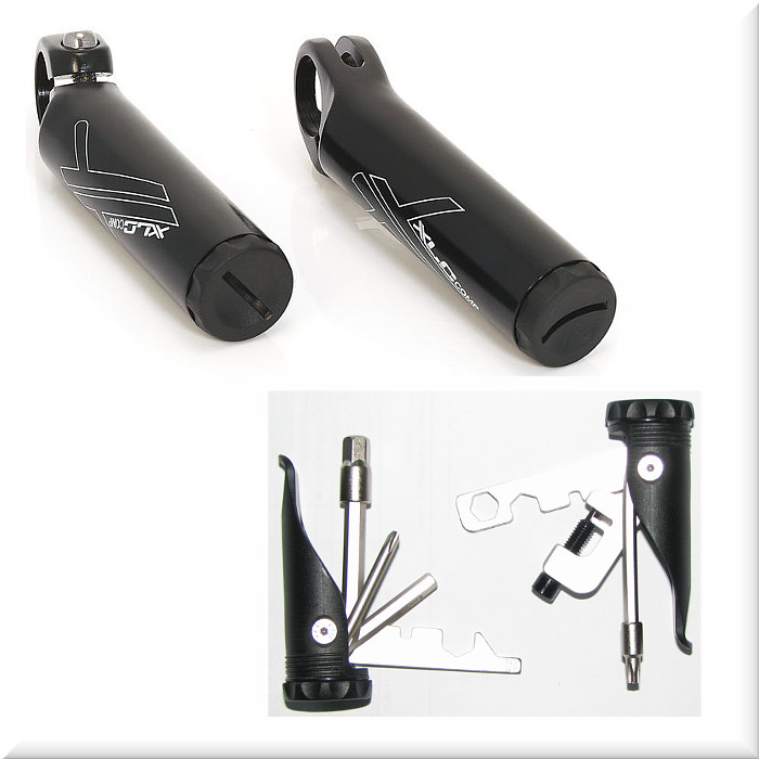Рога XLC Comp Bar-Ends 110 mm, black, incl tools BE-A11 (Мульти-инструмент в комплекте)
