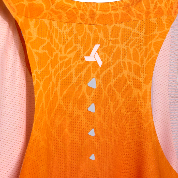 Майка для бега женская SPINE Running (оранжевый)