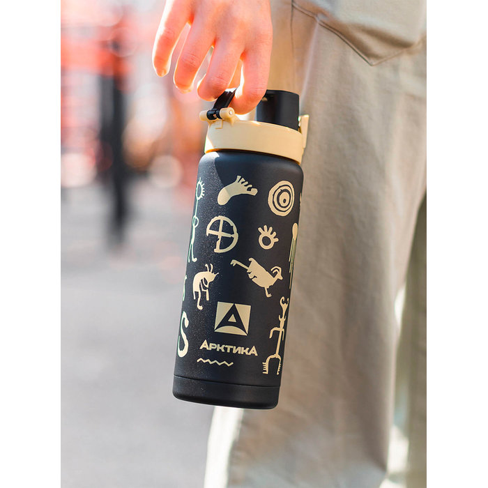 Термокружка Арктика сититерм вакуумная, 0,5 л (черный)