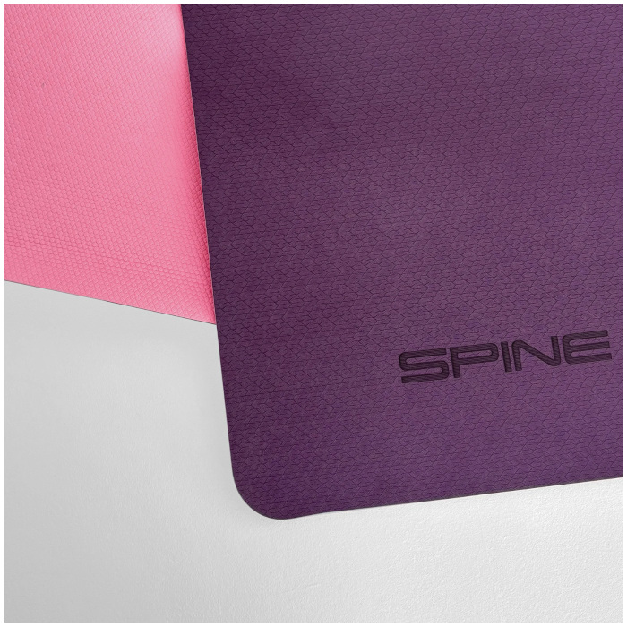 Коврик для йоги SPINE Fit TPE 6 мм. (фиолетовый)
