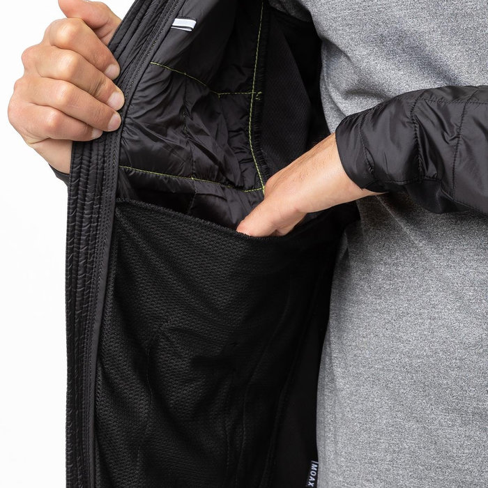 Куртка разминочная MOAX Navado Hybrid (черный/зеленый)