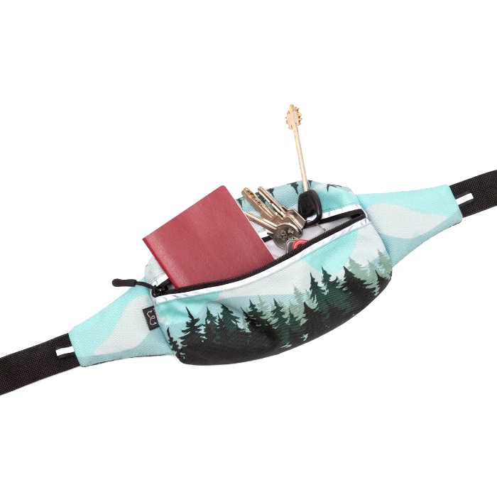 Сумка поясная ENKLEPP Marathon Waist Bag (голубой/темно-серый)