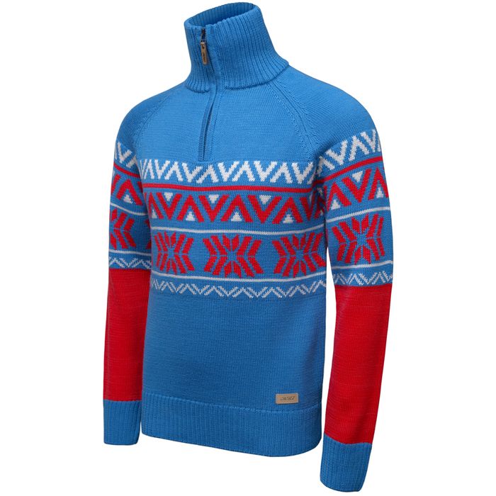 Свитер KV+ Cortina (белый/синий/красный)