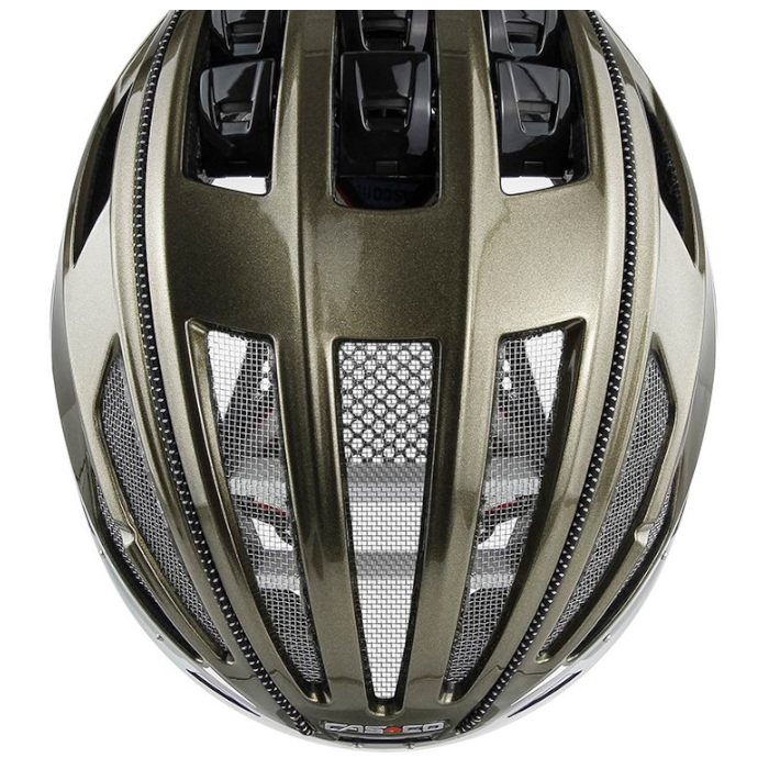 Шлем для велосипеда CASCO SPEEDairo 2 (с визором) (оливковый)