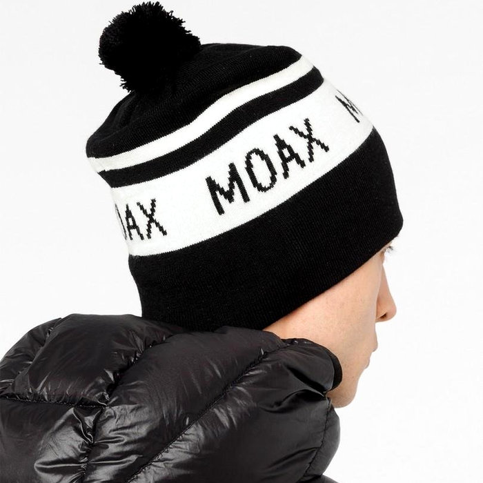 Шапка вязаная MOAX Team (черный/белый)