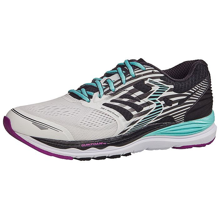 Кроссовки беговые 361° Meraki (W) (белый/черный)