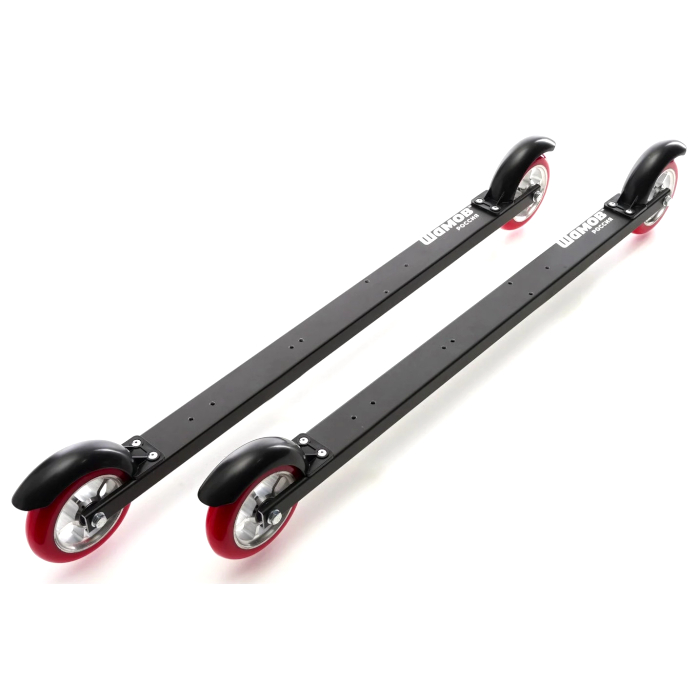 Лыжероллеры SHAMOV Коньковые (530/83-85/100х24/PU) (черный)