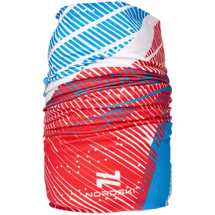 Бандана NORDSKI Heat (белый/синий/красный)