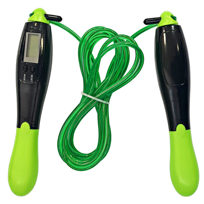 Скакалка SPORTEX с электронным счетчиком 2.8 м. (зеленый)