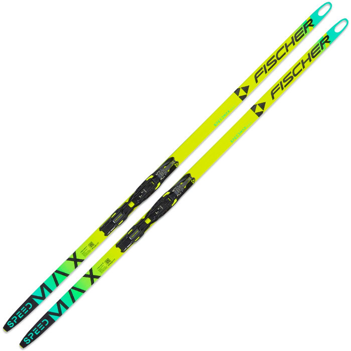 Лыжи беговые FISCHER SPEEDMAX 100 Skate Jr (желтый/зеленый)