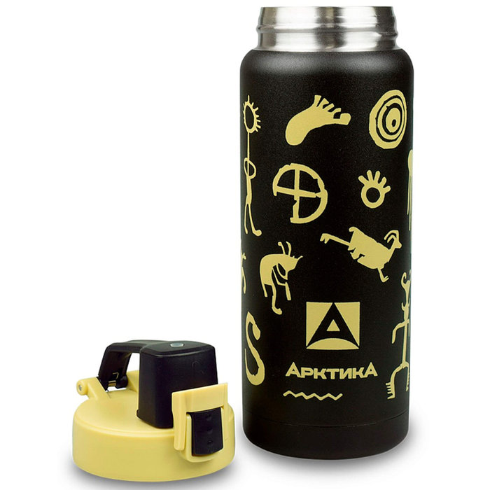 Термокружка Арктика сититерм вакуумная, 0,5 л (черный)