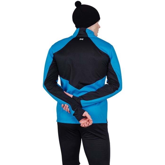 Куртка разминочная NORDSKI Pro (голубой/черный)