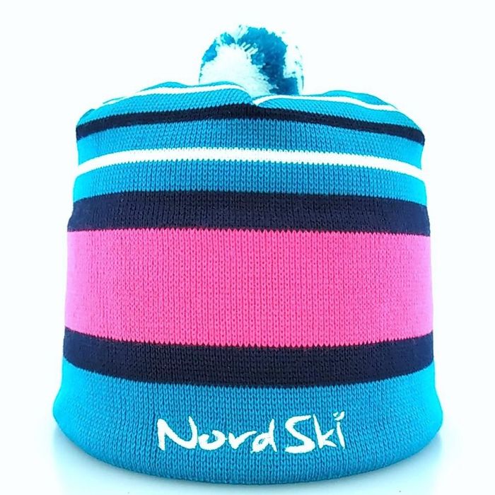Шапка вязаная NORDSKI Bright (голубой)
