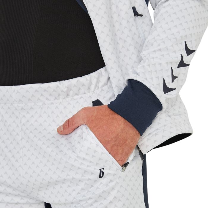 Брюки разминочные BIVIUM Баланс (белый/синий)