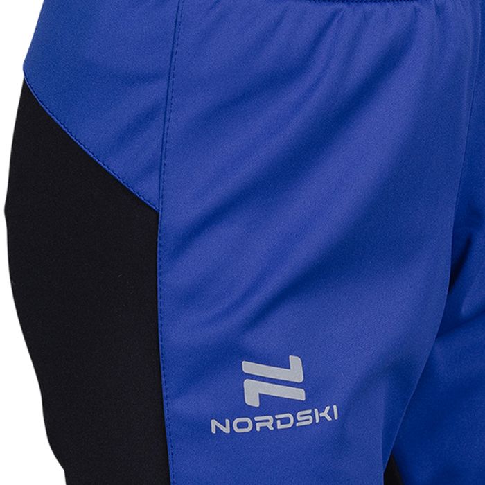Брюки разминочные Jr. NORDSKI Base (синий/черный)