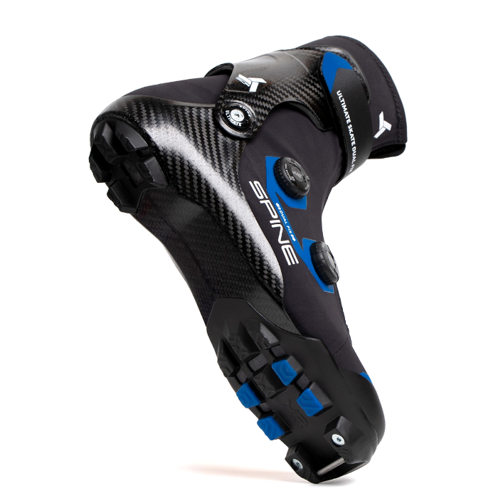 Лыжные ботинки SPINE NNN Ultimate Dual Fix (699-S) (черный)