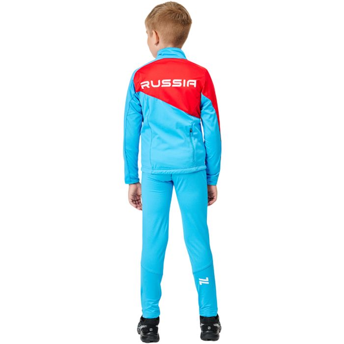 Куртка разминочная Jr. NORDSKI Premium (белый/синий/красный)