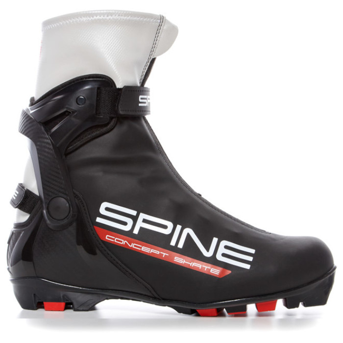 Лыжные ботинки SPINE NNN Concept Skate (296-22_Б/У) (черный/красный)