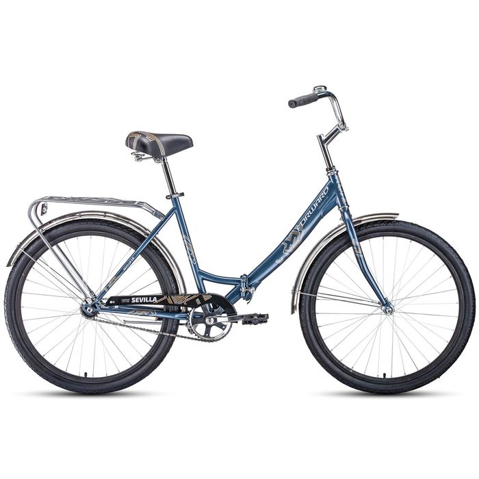 Велосипед FORWARD Sevilla 26 1.0 (серый/серебристый) (2020)