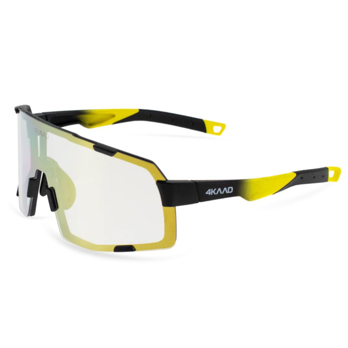 Очки спортивные 4KAAD Axento Race Photochromic (черный/желтый)