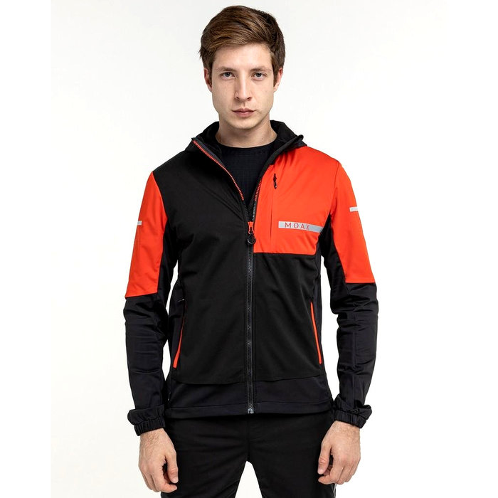 Куртка разминочная MOAX Dickson Wind (черный/оранжевый)