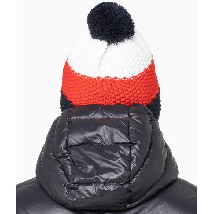 Шапка вязаная GTS Corn Knit 3 полоски (черный/красный)