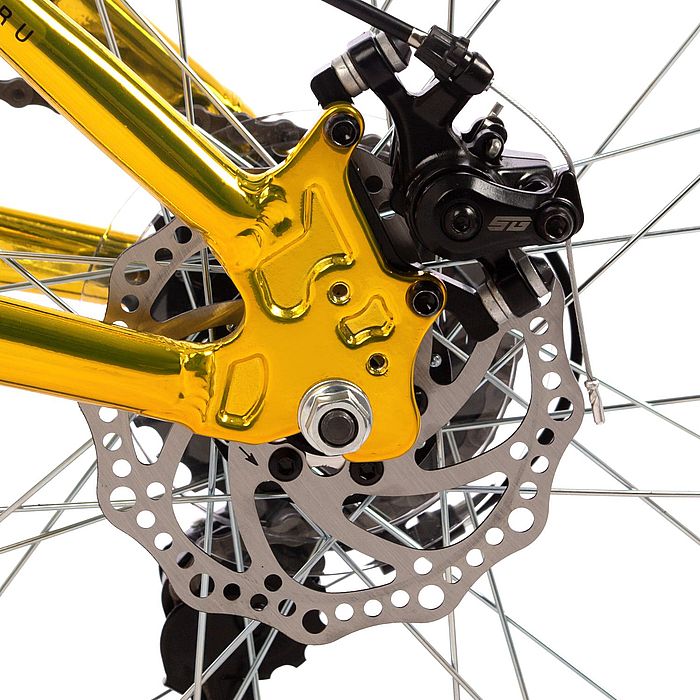 Велосипед горный (MTB) NOVATRACK Prime 24" (золотой)