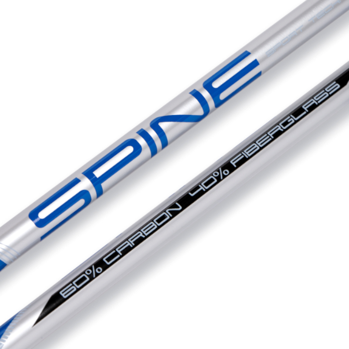 Лыжероллерные палки SPINE (6300) X-Rider Карбон 40%+Стекло 60% (серо/лимонный)