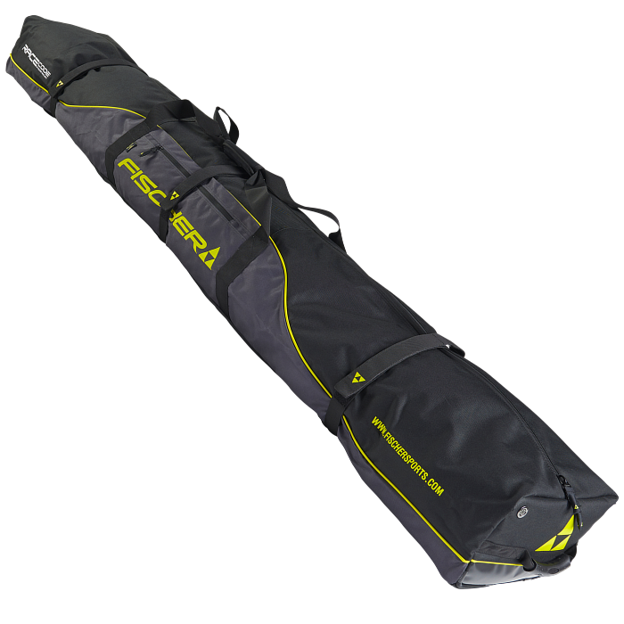 Чехол для беговых лыж FISCHER XC Light на 10 пар (черный/серый)