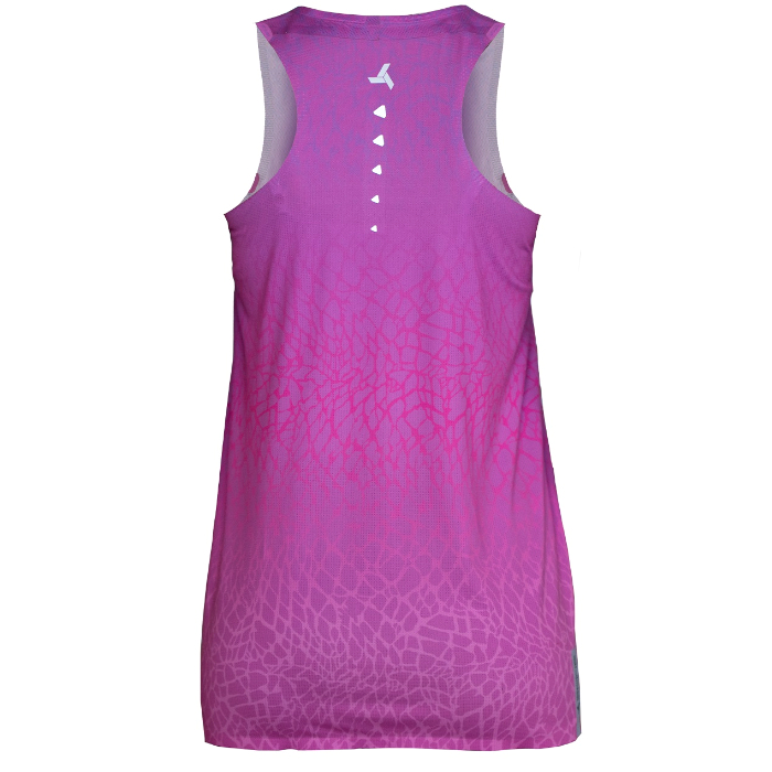 Майка для бега женская SPINE Running (розовый/фиолетовый)